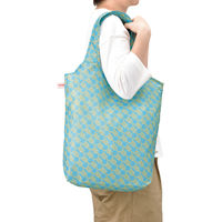 サーモス（THERMOS） ポケットバッグ エコバッグ 大容量 肩かけ たためる かわいい ライトブルー REX-018 LB 1個