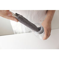 マイボトル・水筒洗い コップ洗い 水だけで汚れすっきり グレー 1本 マーナ