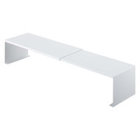 tower（タワー） 伸縮洗濯機排水口上ラック ホワイト 1個 山崎実業