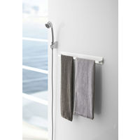 tower（タワー） マグネットバスルームタオルハンガー タワーワイド ホワイト 1個 山崎実業