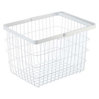 tower（タワー） ランドリーワゴン+バスケット ホワイト 1個 山崎実業 【送料無料】