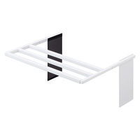 tower（タワー） マグネット伸縮洗濯機バスタオルハンガー ホワイト 1個 山崎実業