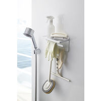 tower（タワー） マグネットバスルーム多機能ラック ホワイト 1個 山崎実業