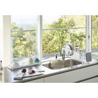 tower（タワー） スリムツーウェイ水切りワイヤーバスケット ホワイト 1個 山崎実業 【送料無料】