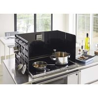 tower（タワー） 伸縮レンジガード ブラック 1個 山崎実業 【送料無料】