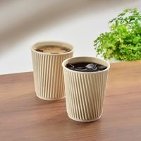 未晒バンブーペーパー 断熱タフカップ 235ml 1袋（6個入） SD-143 ストリックスデザイン