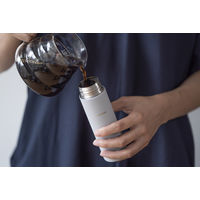 HARIO（ハリオ） 水筒 ステンレスマグボトル ミニマグボトル スティックボトル 140ml グレー SSB-140-GR 1個