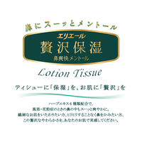 大王製紙 エリエール 贅沢保湿 鼻爽快メントール ポケットティッシュペーパー 12組 1セット（8個：4個入×2パック）