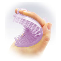 松本金型 超やわらかフィットシャンプーブラシパープル 4571302062271 1個（直送品）