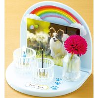 カメヤマ 虹のかなた　メモリアルステージ空色 4901435211497 1個(958G)（直送品）