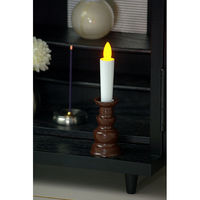 カメヤマ カメヤマ電池ローソク（茶） 4901435215181 1個(27G)（直送品）