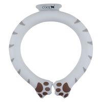 原田産業 にゃんとクールなひんやりネックリング サバトラ柄 4931839218082 1個（直送品）
