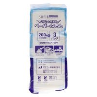 マスコー製紙 ソフィアタッチピュアペーパーふきん200w3P 4978554113650 1パック(3個入)（直送品）