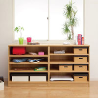 大洋 Shelfit エースラック/カラーラック タフ 幅700×奥行460×高さ1499mm ナチュラル カラーボックス 1台（わけあり品）