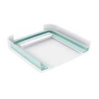 岩崎工業 イージーケアランチボックススクエア2段 パッキン一体型 お弁当箱 食洗器対応 Bー1490 ミント ブルー 1個