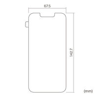 サンワサプライ  Apple iPhone 16e用液晶保護指紋防止光沢フィルム PDA-FIP16EKFP（直送品）