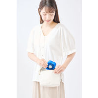 ラドンナ TOFFY HAPPY COLLECTION 折りたたみひんやりファン HFN6-FBL 1個