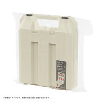 不動技研 カセットボンベ 収納ケース 3本収納 コンロ 鍋 防災 アイボリー Fー2662 1個