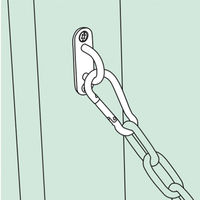 浅野金属工業 AKフック(ステンレス)/サイズ・規格/7 AK12154 1個（直送品）