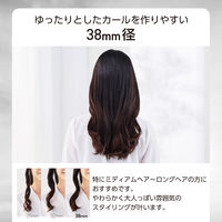 ヘアアイロン カール コテ 38mm 120~200℃(5段階調節) 立ち上り約70秒 ブラック TM364A-K テスコム 1個（直送品）
