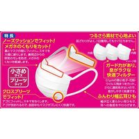 白元アース 快適ガードプロ プリーツタイプ 小さめサイズ  58029-0 1袋(5枚入) ノーズクッション JIS規格 一般用マスク適合