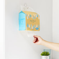 ペーパータオル 小判 バガス パルプ 300枚 吊下げられるペーパータオル 1個 今村紙工