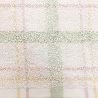 林 大判バスタオル　リラックスチェック　グリーン（緑）　 1枚