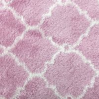 林 フェイスタオル　マイクロファイバー　モロッカン　パープル　1パック(2枚：同色×2枚)