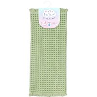 林 ワッフルバスマット　グリーン（緑） 1セット（5枚）