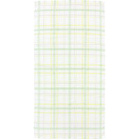 林 大判バスタオル　リラックスチェック　グリーン（緑）　 1セット（5枚）