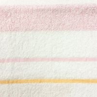 林 ウォッシュタオル　消臭加工ライブボーダー　ピンク（桃）　1パック(5枚：同色×5枚)