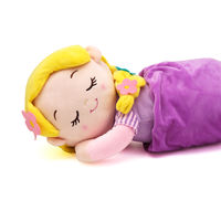 MORIPiLO ディズニー 抱き枕 (ラプンツェル すやすや添い寝枕) ギフト グッズ 約24x52cm  パープル プレゼント 可愛い