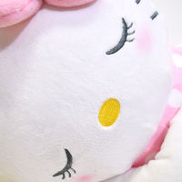 MORIPiLO サンリオキャラクターズ 抱き枕 (ハローキティ すやすや添い寝枕)  ギフト グッズ 約25×46cm ピンク プレゼント 可愛い