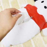 MORIPiLO サンリオキャラクターズ ポチャッコ 壁掛けティッシュケース 約20×43cm グッズ 可愛い やわらか 吊り下げ ギフト プレゼント