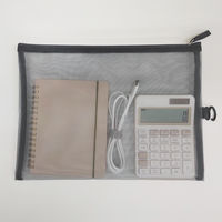 今村紙工 A4メッシュファイル マチ無フック付 グレー1枚包装 MB-GA4 1袋(1枚)