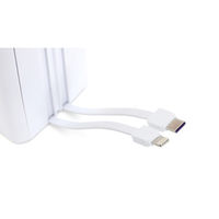 TOHO 大容量コンパクトバッテリー&ソーラーパネルセット ホワイト a3448220 1台（直送品）