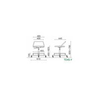 アズワン 溶接用チェア・背付き 67-9251-59 1個（直送品）