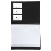 伊藤忠リーテイルリンク 合皮製マチ付きファイル WD-038 1セット(1冊×3)