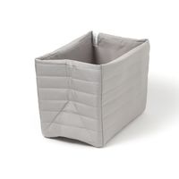 キルティング収納BOX(S) グレー LAKOLE/ラコレ