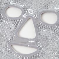 （RELAX）ひんやりフェイスマスク グレー LAKOLE/ラコレ