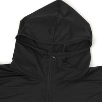 【LAKOLE/ラコレ】 【接触冷感】UVショートパーカー ブラック