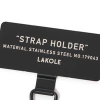 ステンレスストラップホルダー ブラック LAKOLE/ラコレ