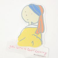 （世界の名作）ハンドストラップ 真珠の耳飾り LAKOLE/ラコレ