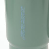 保冷・保温 フタ&ハンドル付きタンブラー グリーン LAKOLE/ラコレ