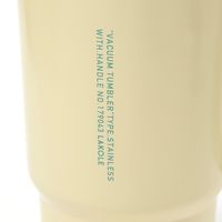 保冷・保温 フタ&ハンドル付きタンブラー イエロー LAKOLE/ラコレ