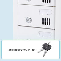 サンワサプライ 個別管理用スマートフォン保管庫 10台収納 シリンダー錠 CAI-CABSP70 1台（直送品）