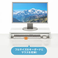 サンワサプライ 卓上モニター台(ホワイト) MR-LC103W 1個（直送品）