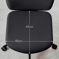 サンワサプライ オフィスチェア ブラック SNC-080KBK 1脚（直送品）