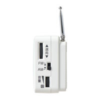 【ラジオ】朝日電器 ELPA 電池長持ちコンパクトラジオ 防災 ER-C58 1個