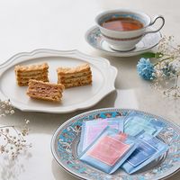 ミルフイユ＆ウェッジウッドティーバッグセット7P １個 アデリー　手土産 ギフト 洋菓子　お菓子　母の日　父の日　敬老の日　個包装